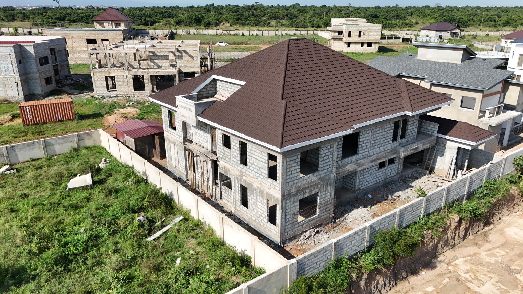 Residential Project 01 construction progress view 3