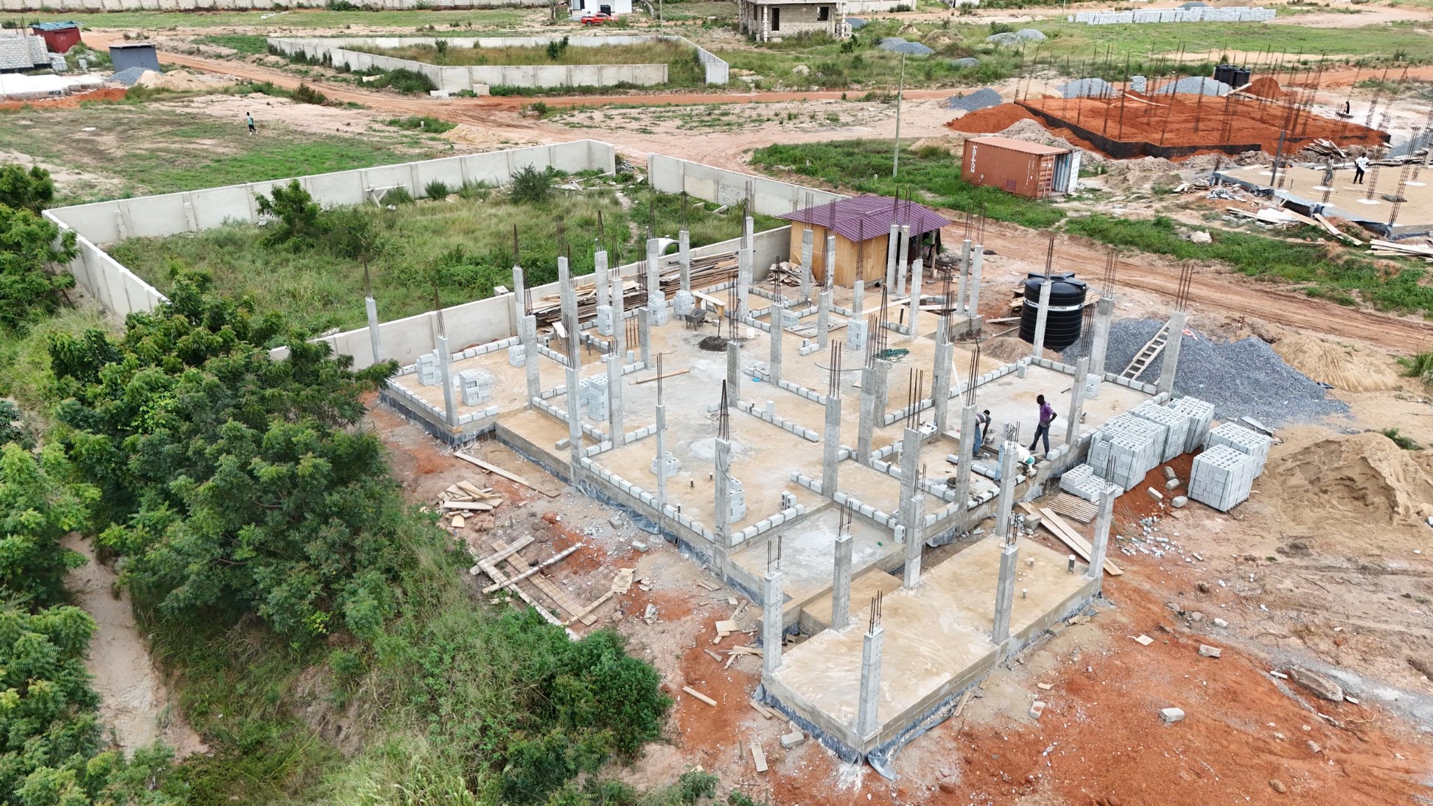 Residential Project 01 construction progress view 6